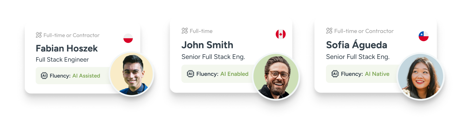 AI Fluency Standard: Assisted, Enabled, Native.